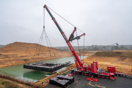 Riga Mainz achieves complex asymmetrical lift with Liebherr LTM 1650-8.1 - анонс