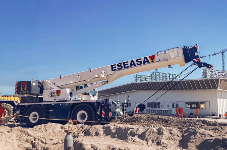 228m custom boom for Mexico’s DOS BOCAS refinery tower - анонс